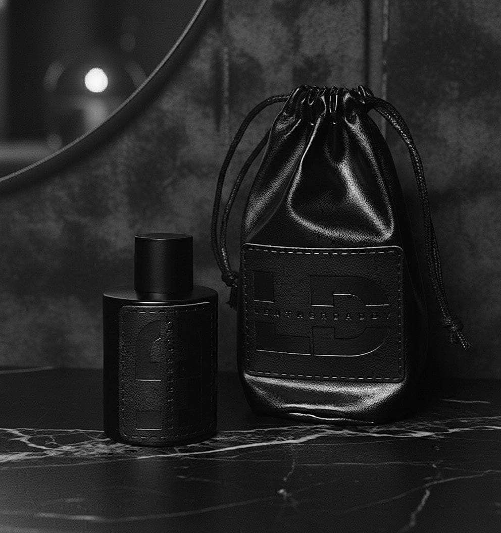 LeatherDaddy Skin Co. leather, scotch and vanilla Eau de Parfum, 50 ml fragrance bottle
