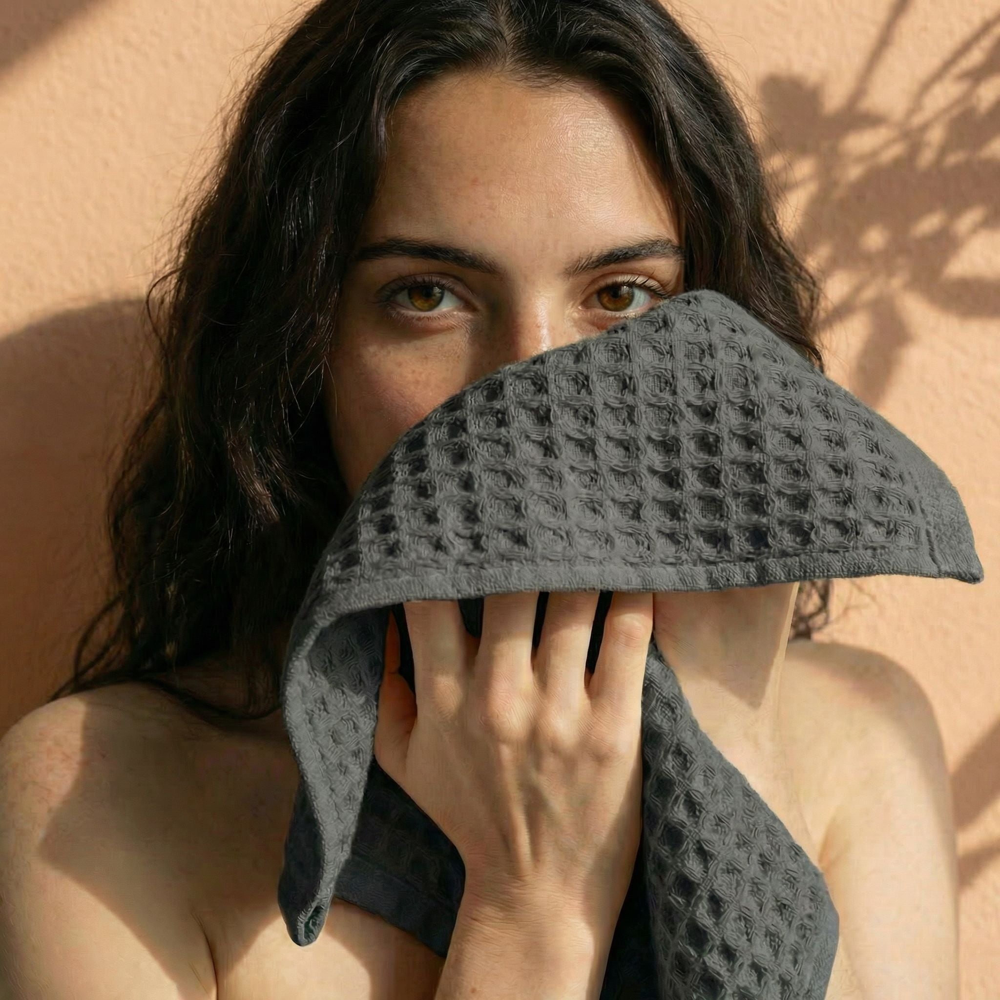 Italic Waffle 100% Australian Cotton Bath Towel