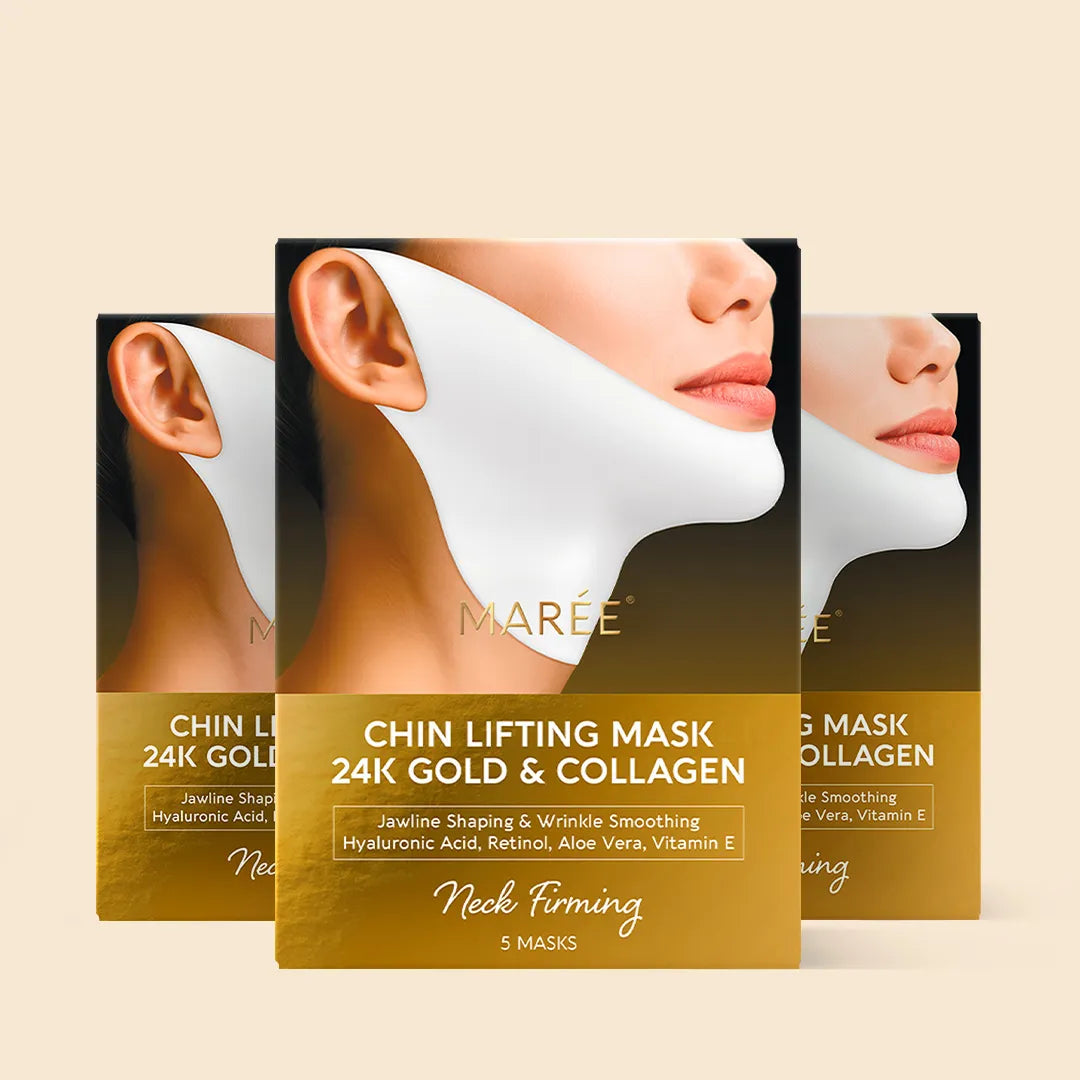 Maree 24K Gold V-Line Lifting Mask Jaw Neck