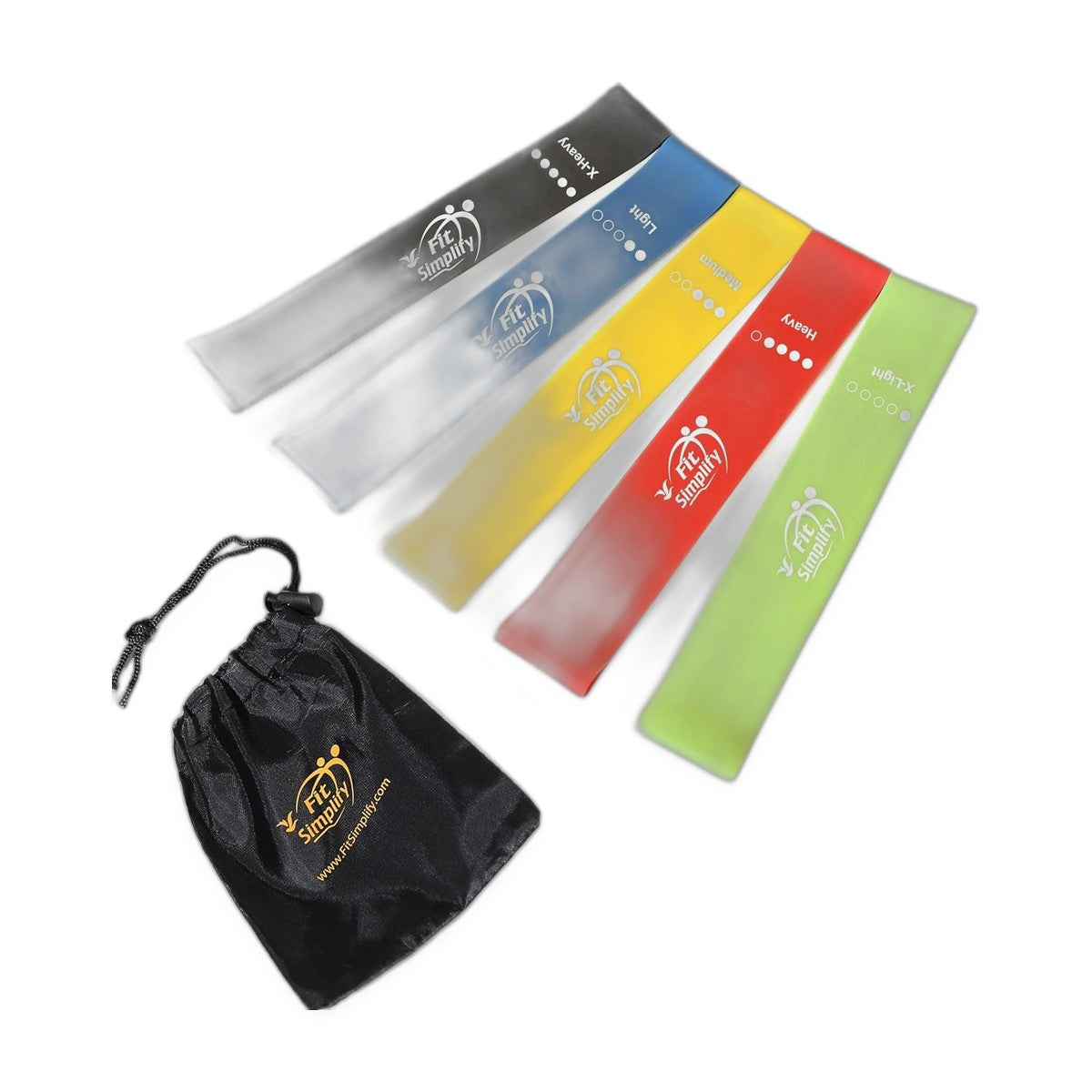 Fabric Resistance Bands - 3 Levels for Legs and Glutes